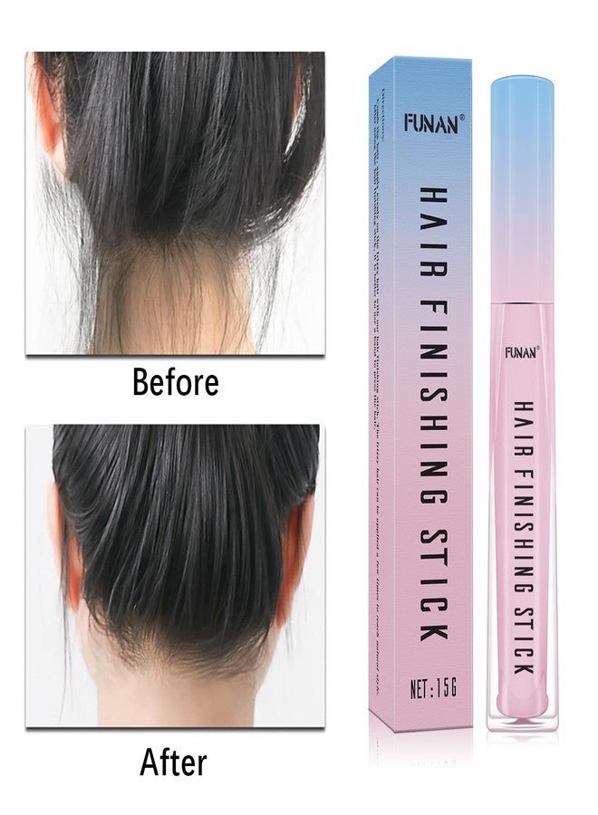 FUNAN 5 Packs Set Hair Wax Stick，Hair Finishing Stick and Edge Brush Rat Tail Comb Bristle Hair Brush，Slick Stick for Hair Non-greasy Styling Hair Pomade Stick，Hair Bun Hair Accessories for Women Grils - Image 4